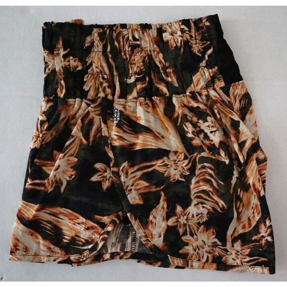 FP Movement OB1223545 Women Sz M Green Combo The Way Home Printed Running Shorts - Picture 7 of 9